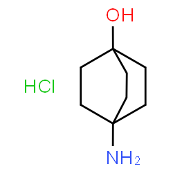 ChemSpider 2D Image | 4-Aminobicyclo[2.2.2]octan-1-ol hydrochloride | C8H16ClNO