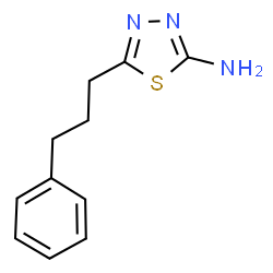 ChemSpider 2D Image | 5-(3-Phenylpropyl)-1,3,4-thiadiazol-2-amine | C11H13N3S