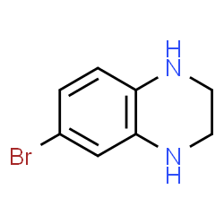 ChemSpider 2D Image | 6-Bromo-1,2,3,4-tetrahydroquinoxaline | C8H9BrN2