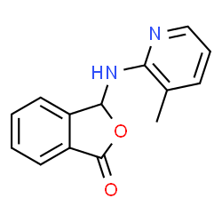 ChemSpider 2D Image | 3-[(3-Methyl-2-pyridinyl)amino]-2-benzofuran-1(3H)-one | C14H12N2O2