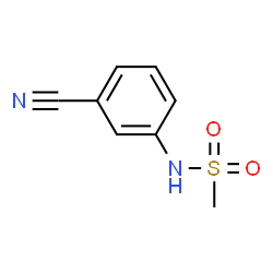 ChemSpider 2D Image | N-(3-Cyanophenyl)methanesulfonamide | C8H8N2O2S