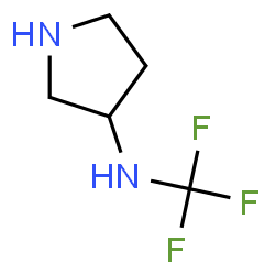 ChemSpider 2D Image | N-(Trifluoromethyl)-3-pyrrolidinamine | C5H9F3N2