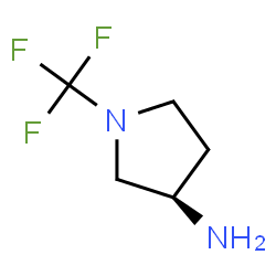 ChemSpider 2D Image | (3R)-1-(Trifluoromethyl)-3-pyrrolidinamine | C5H9F3N2