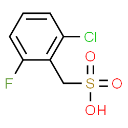 ChemSpider 2D Image | (2-Chloro-6-fluorophenyl)methanesulfonic acid | C7H6ClFO3S