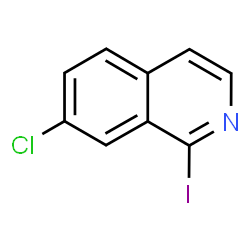 ChemSpider 2D Image | 7-Chloro-1-iodoisoquinoline | C9H5ClIN