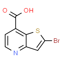 ChemSpider 2D Image | 2-Bromothieno[3,2-b]pyridine-7-carboxylic acid | C8H4BrNO2S