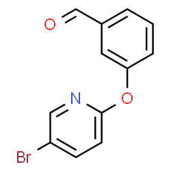 ChemSpider 2D Image | 3-[(5-Bromo-2-pyridinyl)oxy]benzaldehyde | C12H8BrNO2