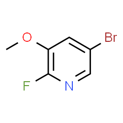 ChemSpider 2D Image | 5-Bromo-2-fluoro-3-methoxypyridine | C6H5BrFNO