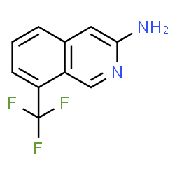 ChemSpider 2D Image | 8-(Trifluoromethyl)-3-isoquinolinamine | C10H7F3N2