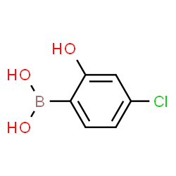 ChemSpider 2D Image | 4-Chloro-2-hydroxyphenylboronic acid | C6H6BClO3
