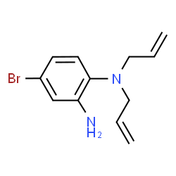 ChemSpider 2D Image | N~1~,N~1~-Diallyl-4-bromo-1,2-benzenediamine | C12H15BrN2