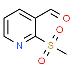 ChemSpider 2D Image | 2-(Methylsulfonyl)nicotinaldehyde | C7H7NO3S