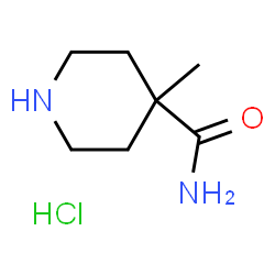 ChemSpider 2D Image | 4-methyl-4-piperidinecarboxamide hydrochloride | C7H15ClN2O