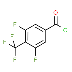ChemSpider 2D Image | 3,5-Difluoro-4-(trifluoromethyl)benzoyl chloride | C8H2ClF5O