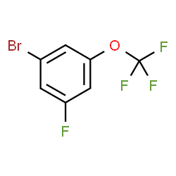 ChemSpider 2D Image | 1-Bromo-3-fluoro-5-(trifluoromethoxy)benzene | C7H3BrF4O