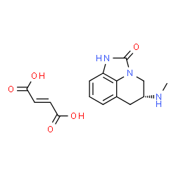 ChemSpider 2D Image | (5R)-5-(Methylamino)-5,6-dihydro-4H-imidazo[4,5,1-ij]quinolin-2(1H)-one (2E)-2-butenedioate (1:1) | C15H17N3O5