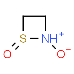 ChemSpider 2D Image | 1,2-Thiazetidine 1,2-dioxide | C2H5NO2S