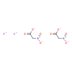 ChemSpider 2D Image | Potassium nitroacetate (1:1) | C4H4K2N2O8
