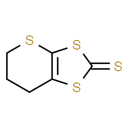 ChemSpider 2D Image | 6,7-Dihydro-5H-[1,3]dithiolo[4,5-b]thiopyran-2-thione | C6H6S4