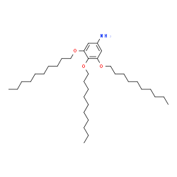 ChemSpider 2D Image | 3,4,5-Tris(decyloxy)aniline | C36H67NO3