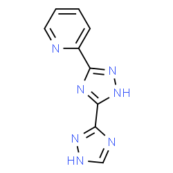 ChemSpider 2D Image | 5-(2-Pyridinyl)-1H,1'H-3,3'-bi-1,2,4-triazole | C9H7N7