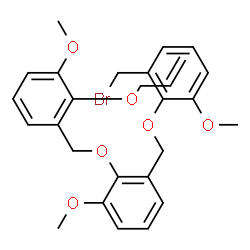 ChemSpider 2D Image | 2-(Allyloxy)-1-[(2-{[2-(bromomethyl)-6-methoxyphenoxy]methyl}-6-methoxyphenoxy)methyl]-3-methoxybenzene | C27H29BrO6