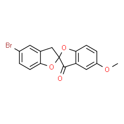 ChemSpider 2D Image | 5'-Bromo-5-methoxy-3H,3'H-2,2'-spirobi[[1]benzofuran]-3-one | C16H11BrO4