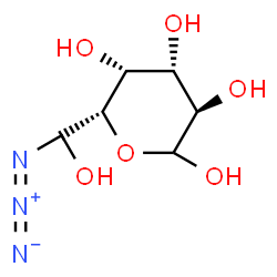 ChemSpider 2D Image | 6-C-Azido-D-galactopyranose | C6H11N3O6
