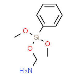 ChemSpider 2D Image | 1-{[Dimethoxy(phenyl)silyl]oxy}methanamine | C9H15NO3Si