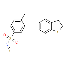 ChemSpider 2D Image | 4-Methyl-N-thioxobenzenesulfonamide - 2,3-dihydro-1-benzothiophene (1:1) | C15H15NO2S3