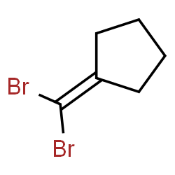 ChemSpider 2D Image | (Dibromomethylene)cyclopentane | C6H8Br2