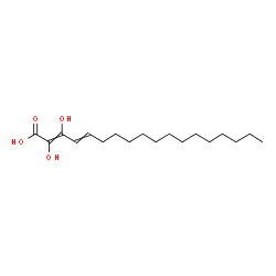 ChemSpider 2D Image | 2,3-Dihydroxy-2,4-octadecadienoic acid | C18H32O4
