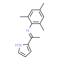 ChemSpider 2D Image | (1E)-N-Mesityl-1-(1H-pyrrol-2-yl)ethanimine | C15H18N2