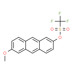 ChemSpider 2D Image | 6-Methoxy-2-anthryl trifluoromethanesulfonate | C16H11F3O4S