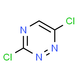 ChemSpider 2D Image | 3,6-Dichloro-1,2,4-triazine | C3HCl2N3