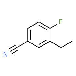 ChemSpider 2D Image | 3-Ethyl-4-fluorobenzonitrile | C9H8FN