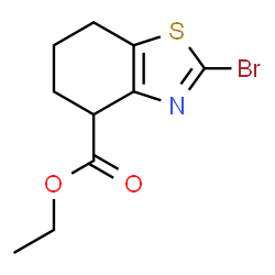 ChemSpider 2D Image | Ethyl 2-bromo-4,5,6,7-tetrahydrobenzo[d]thiazole-4-carboxylate | C10H12BrNO2S