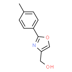 ChemSpider 2D Image | (2-(p-Tolyl)oxazol-4-yl)methanol | C11H11NO2