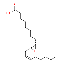 ChemSpider 2D Image | 8-{(2S,3R)-3-[(2Z)-2-Octen-1-yl]-2-oxiranyl}octanoic acid | C18H32O3