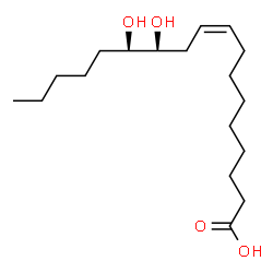 ChemSpider 2D Image | 12,13-dihydroxy-9Z-octadecenoic acid | C18H34O4
