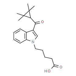 ChemSpider 2D Image | UR-144 N-PENTANOIC ACID | C21H27NO3