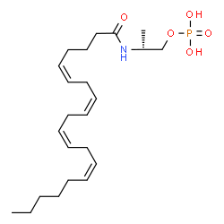 ChemSpider 2D Image | R-1 Methanandamide Phosphate | C23H40NO5P
