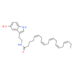 ChemSpider 2D Image | EICOSAPENTAENOYL SEROTONIN | C30H40N2O2