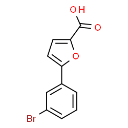 ChemSpider 2D Image | 5-(3-Bromophenyl)-2-furoic acid | C11H7BrO3