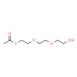ChemSpider 2D Image | S-{2-[2-(2-Hydroxyethoxy)ethoxy]ethyl} ethanethioate | C8H16O4S
