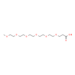 ChemSpider 2D Image | 2,5,8,11,14,17-Hexaoxaicosan-20-oic acid | C14H28O8