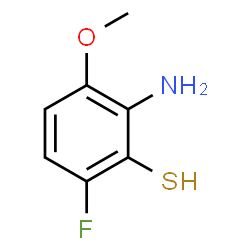 ChemSpider 2D Image | 2-Amino-6-fluoro-3-methoxybenzenethiol | C7H8FNOS