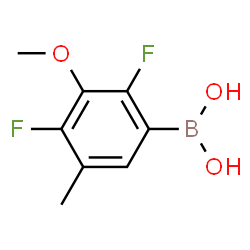 ChemSpider 2D Image | (2,4-Difluoro-3-methoxy-5-methylphenyl)boronic acid | C8H9BF2O3