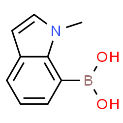 ChemSpider 2D Image | 1-Methylindole-7-boronic acid | C9H10BNO2