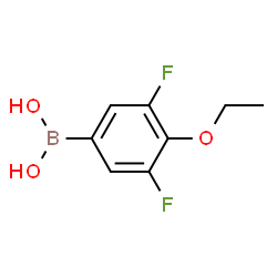 ChemSpider 2D Image | (4-Ethoxy-3,5-difluorophenyl)boronic acid | C8H9BF2O3